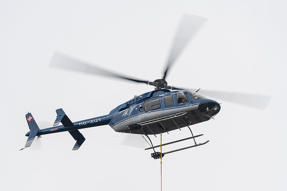 Bell 407 helicopter