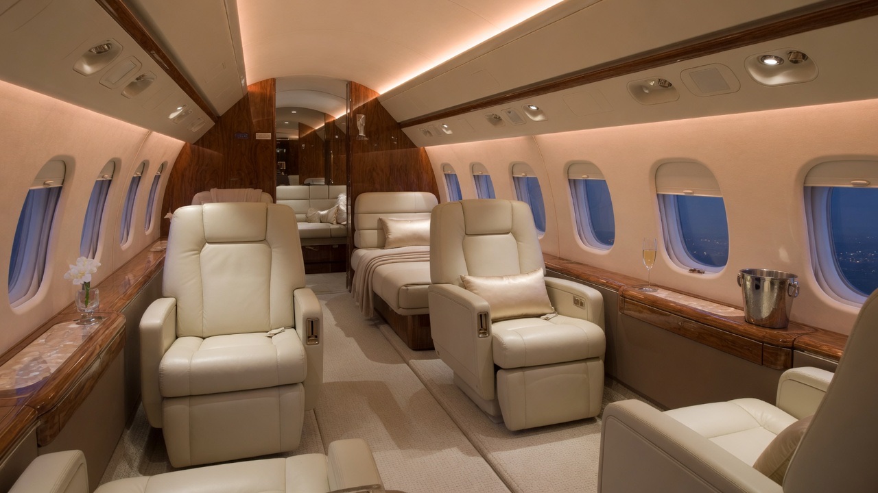 Ultra Long Range Jet cabin interior